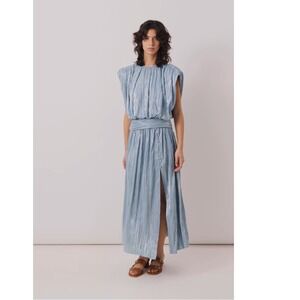 NWT Sabina Musáyev Noya Skirt Blue Topaz